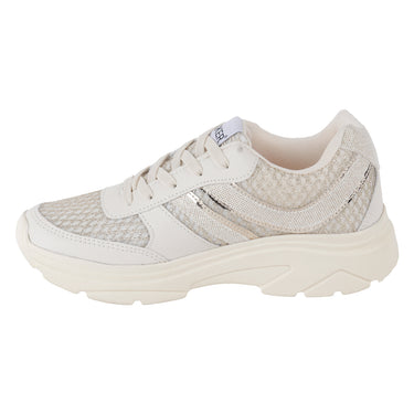 Tenis Deportivo Fratello Color Beige Oro para mujer 0720
