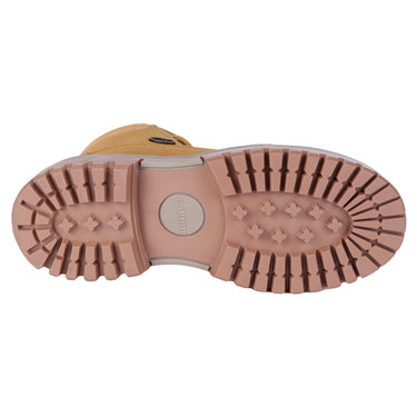 Caribu Botas Combat Color Mostaza Para Mujer 0616-t 0616-t