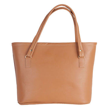 Bolso Tote Fratello Color Camel Para Mujer Bn072 Camel Craquelado Oro