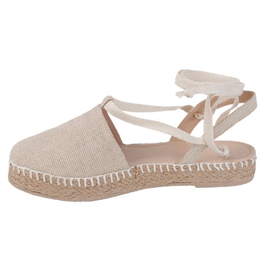 Sandalia Casual Fratello Color Beige Para Mujer 0203