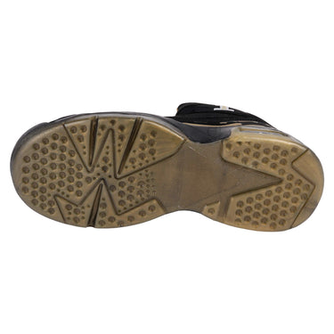 Tenis Urbanos De Media Bota Fratello Color Negro Con Oro Con Válvula De Aire Para Hombre 0004
