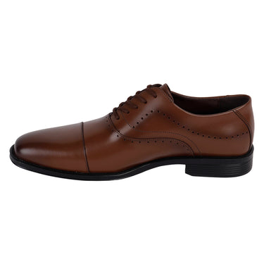 Zapato Formal De Piel Mariscal Color Miel Para Hombre 8410