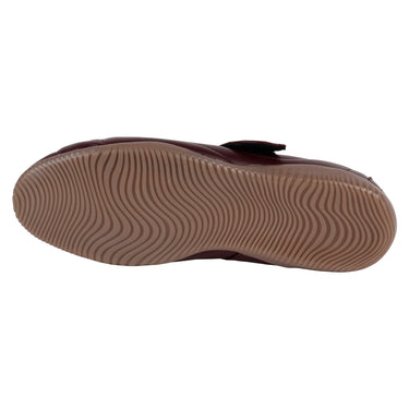 Flats Casuales Fratello Color Vino Para Mujer 0621