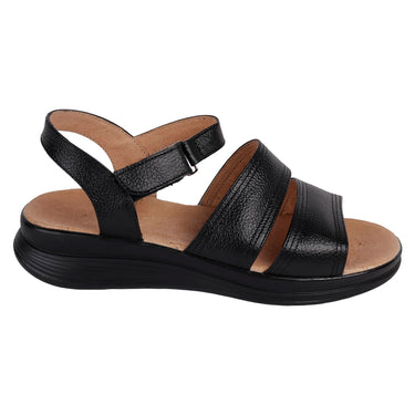 Sandalias Confort Fratello Color Negro Para Mujer 0841