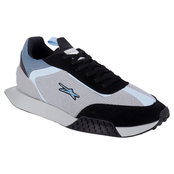 TENIS EESCORD - 0745 - PLATA AZUL NEGRO - 25/29