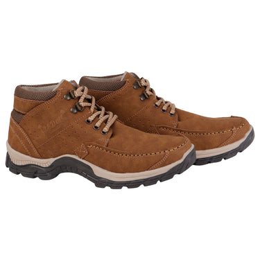 Bota Casual Tipo Nobuck Para Hombre  En Color Café 0840