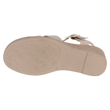 Sandalias De Cuña Fratello Color Beige Para Mujer 3408