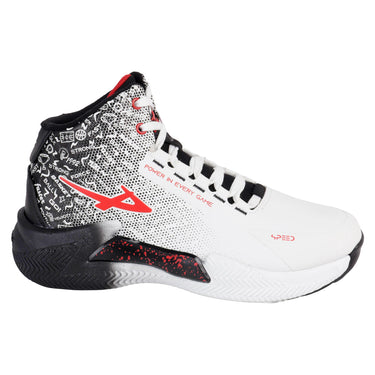 Tenis De Basquetbol  Pontiac Color Blanco Con Negro Para Hombre 6151