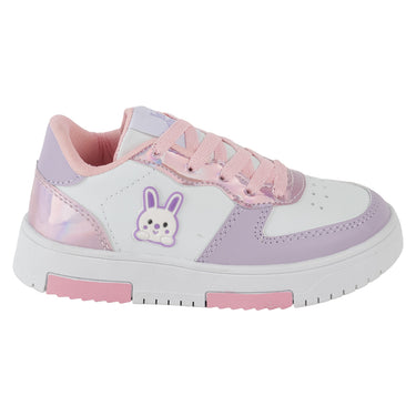 Tenis Casuales Fratello Color Blanco con Rosa para Niña 0640