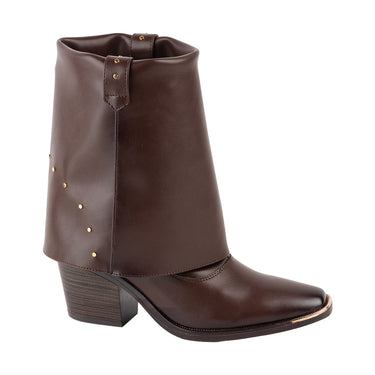 Botas Vaqueras Fratello Color Moka Para Mujer 6305
