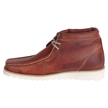 Botines Casuales Piel Fratello Color Roble Para Hombre 8701