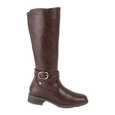Botas Altas Fratello Color Castaña Para Mujer 1705