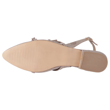 Flats Color Beige Fratello Para Mujer 1315