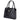Bolso Fratello De Charol Color Negro Para Mujer Bn088 Negro Floreado Oro