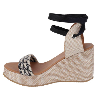 Alpargatas Plataforma Fratello Color Negro Para Mujer 2204
