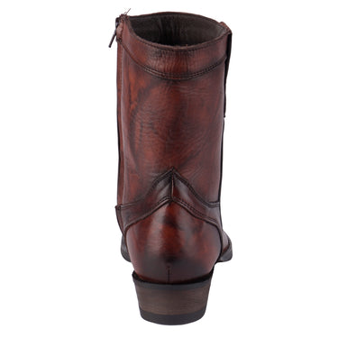 Botas Vaqueras De Piel Café Fratello Para Hombre 20248-1