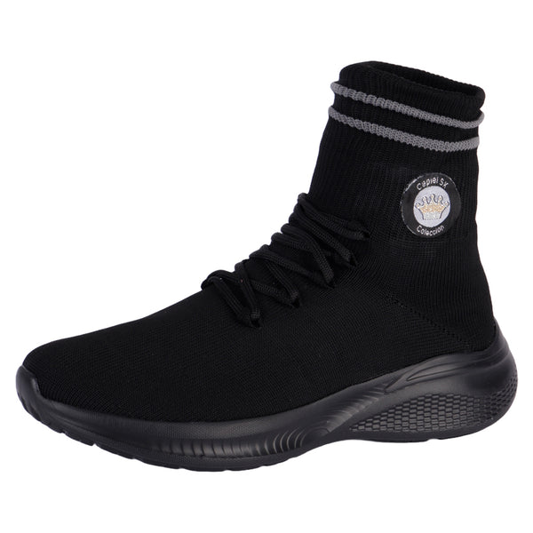 TENIS Fratello - 1050 - NEGRO NEGRO GRIS - 22/26
