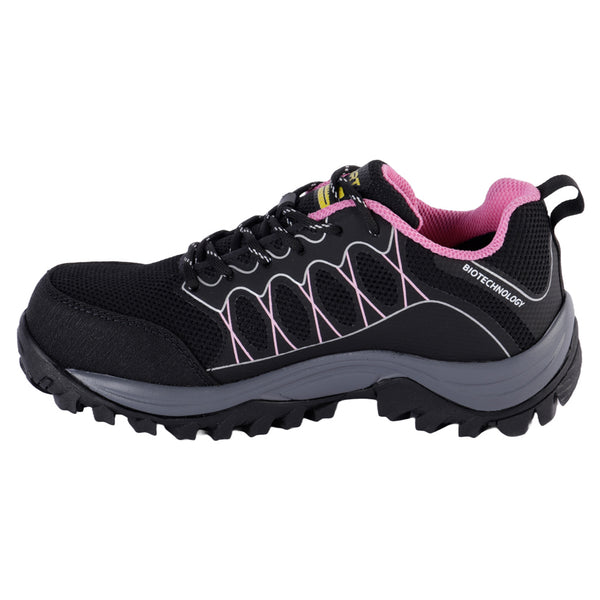 ZAPATO COURT - 200ZXC - NEGRO ROSA - 22/26