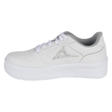 Tenis Urbano de Suela Alta Pirma Color Blanco para Mujer 5534