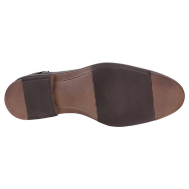Zapatos De Piel Verde Tabaco Color Café Para Hombre 1403