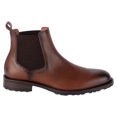 Botines Casuales Café Christian Gallery Para Hombre 4200