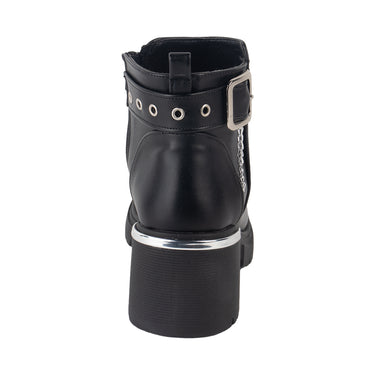Botas Casuales Fratello Color Negro Para Mujer 26941
