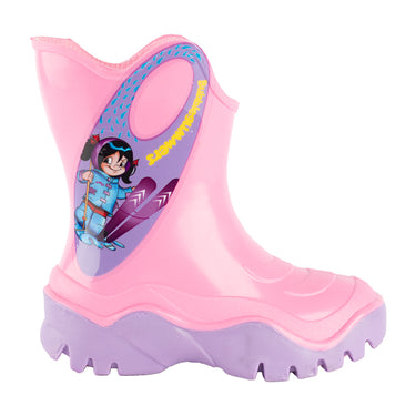 Botas para Lluvia de Plástico Bubble Gummers Color Rosa para Niña MOON II