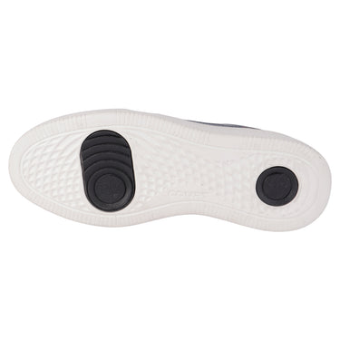 Tenis Casuales De Piel Color Azul Marino Court Para Hombre A674