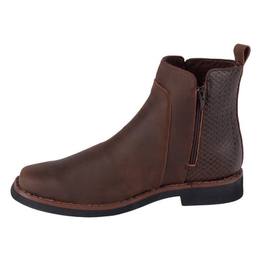 Botines Vaqueros de ¨Piel Fratello Color Café para Hombre 0215