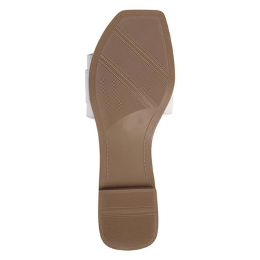 Sandalia Casual Moda Fratello Color Blanco Para Mujer 0055