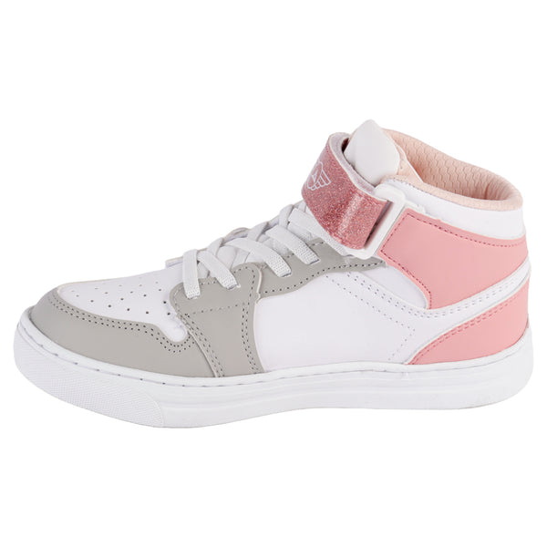 TENIS PIRMA - 5053 - BLANCO GRIS ROSA - 18/21.5