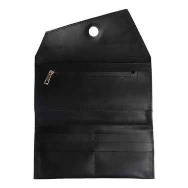Billetera de Piel Fratello Color Negro Para Mujer SISAL
