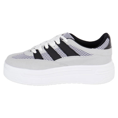 Tenis Urbanos Fratello Color Blanco Suela Alta Para Mujer 0133