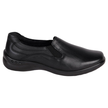 Zapato Confort De Piel Flexi Color Café Para Mujer 48301