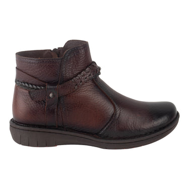 Botines Casuales de Piel Lobo Solo Color Besani Para Mujer 5865