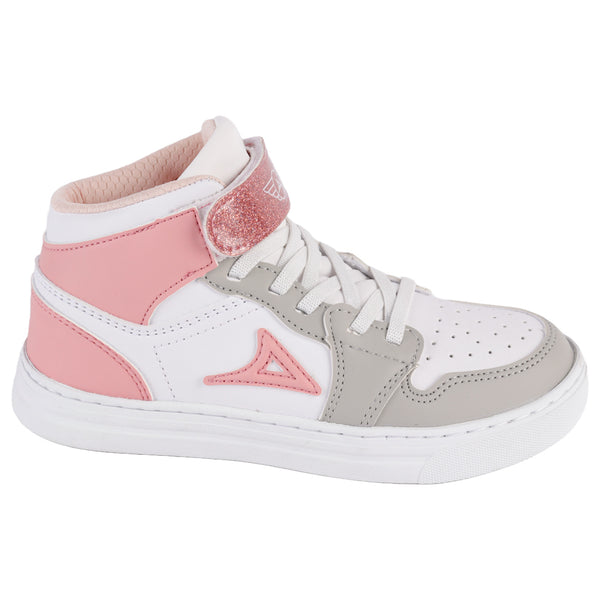 TENIS PIRMA - 5053 - BLANCO GRIS ROSA - 18/21.5