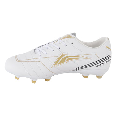 Tenis de Fútbol Fratello Blanco con Dorado para Hombre 0058