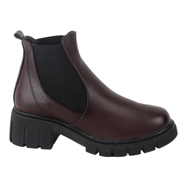 Botas Casuales Fratello Color Vino para Mujer